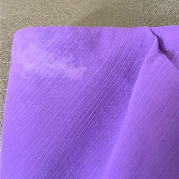 Purple Satin Fitted Strapless Cocktail Dress - Davids Bridal main image 1
